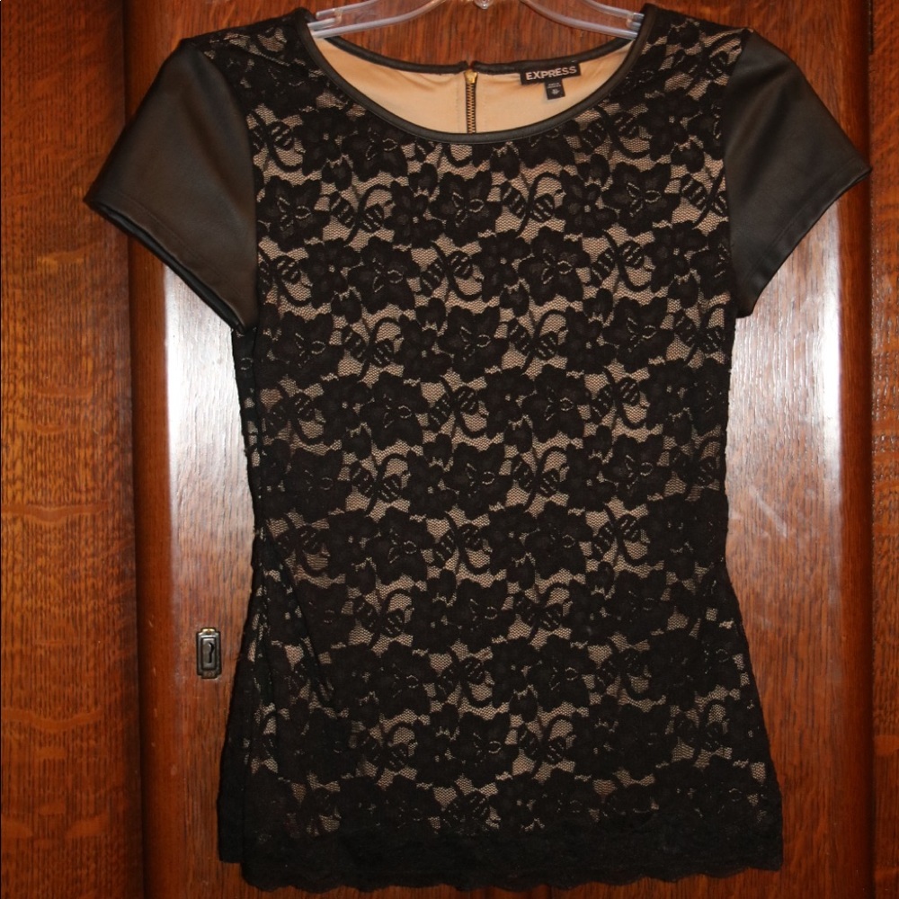 Express Black Blouse